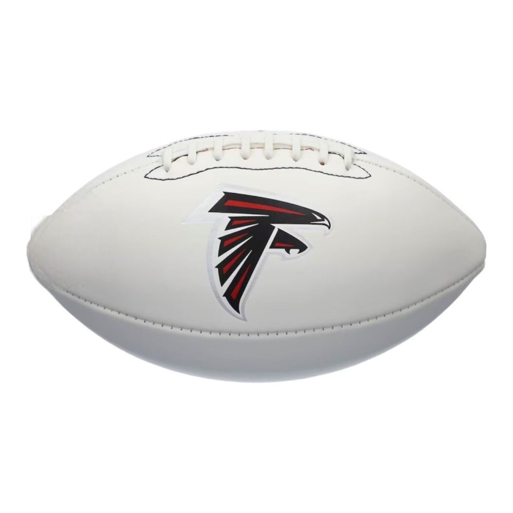Atlanta‎ Falcons Official NFL Autograph Signature Series White Panel Football